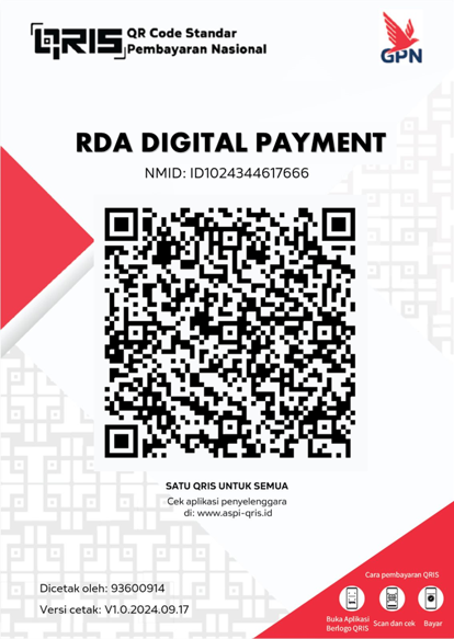 QRIS RDA Digital Payment